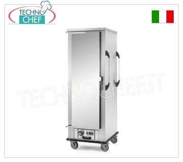 Temperaturhalter, HOT-Wagen, belüftet für 18 GN 2/1 oder 36 GN 1/1 Behälter (mm 325x530), Mod MZ-692.AG