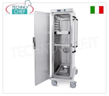 Warmhaltewagen zur Temperaturhaltung, belüftet, für 20 GN 1/1-Schalen (325 x 530 mm), Mod. 3411-20GS