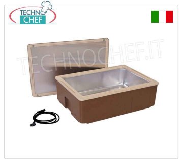 TROCKEN BEHEIZTER Isothermbehälter für 1 Gastronorm 1/1-Pfanne (53 x 32,5 x 15 H cm) oder mehrere davon, Mod. FLORIDA