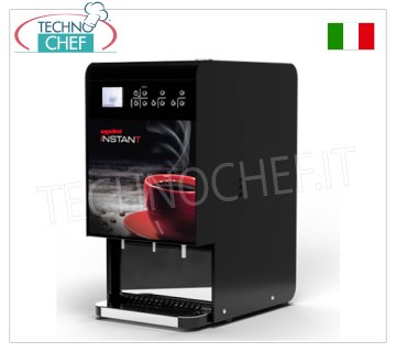 TECHNOCHEF - Heißgetränkeautomat, Maschine für gefriergetrocknete Produkte mit 3 Spendern