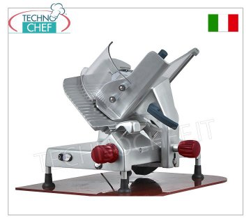 TECHNOCHEF - Schwerkraft-Schrägschneider, Zahnradgetriebe, Klingen-Ø 300 mm, Professional