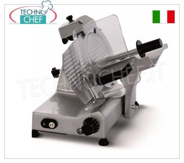 TECHNOCHEF - SCHNEIDEMASCHINE MIT SCHWERKRAFT, Klingen-Ø 250 mm, Professional, Maße 425 x 440 x 370 mm