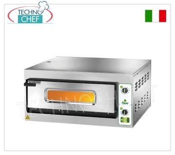 FIMAR - Elektrischer Pizzaofen, für 4 Pizzen, 1 Kammer cm. 66x66, mechanische Steuerung, ohne PYROMETER, Mod. FES4