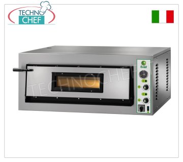 FIMAR – Elektrischer Pizzaofen, für 4 große Pizzen, 1 Kammer 72 x 72 cm, mechanische Steuerung, einphasig V.230, Mod. FML4