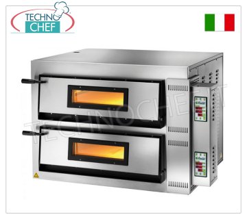 FIMAR – Elektrischer Pizzaofen für 6+6 große Pizzen, 2 unabhängige Querkammern mit den Maßen 108 x 72 cm, DIGITAL-Steuerung, Mod. FMDW6+6