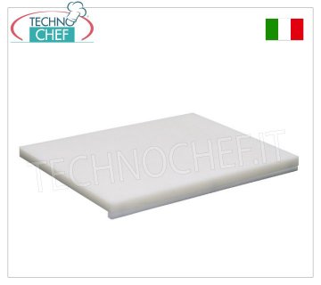 Technochef - Schneidebretter aus Polyethylen mit Anschlag, Stärke 25 mm