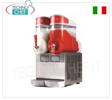 Slush-Maker, Sorbet-Maker und Kaltcremes mit 2 10-Liter-Tanks, Mod.MT2