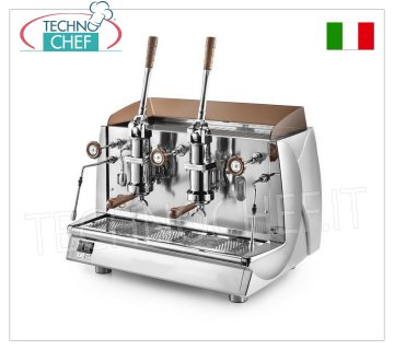 WEGA – Espresso-Kaffeemaschinen mit 2 Hebelgruppen, professionell für Bars, Mod. ALE2VLV
