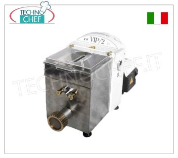 Techochef – EXTRUDIERTE FRISCHE PASTA-MASCHINE, mit 2,5-kg-Tank, – 4 Matrizen Ihrer Wahl