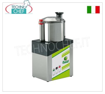 FIMAR - Technochef, professioneller Edelstahlschneider mit 3-Liter-Schüssel, Mod.CL3