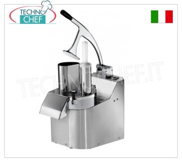 Fimar - Professioneller elektrischer Gemüseschneider, ohne Schneidscheiben, Abm. mm 220x610x520h -- Konstruktion INOX 430