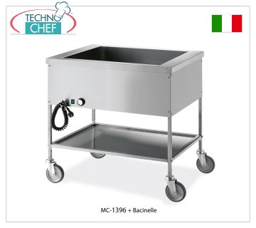 TECHNOCHEF - Warmhaltewagen für Bain-Marie, Mod.MC1396