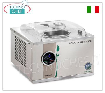 Professioneller Chargengefrierschrank aus Edelstahl, superautomatisch, Touch i-Green-Serie, Fassungsvermögen 5,6 l, Mod. GELATO4KTOUCH