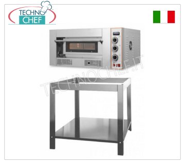 Modularer Gas-Pizzaofen, Kammergröße 620 x 920 x 155 mm