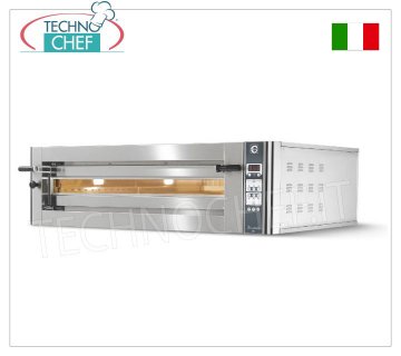 CUPPONE – Modularer elektrischer Pizzaofen, Kammer für 6 Pizzen mit feuerfester Oberfläche