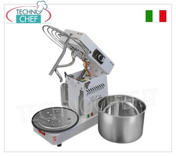 Famag GRILLETTA - Spiralkneter von 6 kg (Tablett von 11 l), Abmessungen mm.510x290x390h
