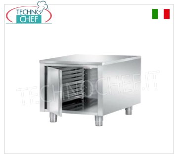Unterschrankträger für Backöfen mit Führungen für 7 Gastro-Norm 2/1 Bleche (65x53 cm)