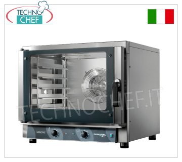 TECNODOM - Elektrischer Konvektionsofen für 5 GN 1/1 oder 60x40 cm Tabletts, Abm.mm.840x910x750h