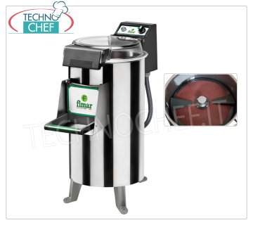 FIMAR - Technochef, Professioneller Kartoffelschäler, Tragkraft 25 kg, Mod.PPN/25