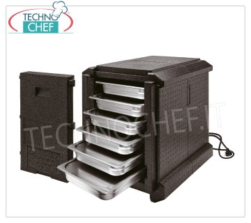 ISOTHERMISCHER BEHÄLTER aus POLYPROPYLEN für GN 1/1 BEHÄLTER mit STECKDOSE