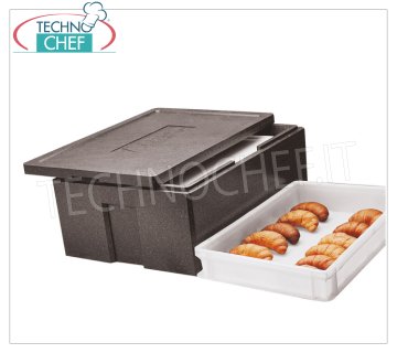 ISOTHERMISCHER BEHÄLTER aus POLYPROPYLEN für GEBÄCK, Abm. 685 x 485 mm