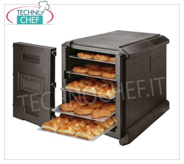 ISOTHERMISCHER BEHÄLTER PORTER MAXI aus POLYPROPYLEN, für 600 x 400 mm große SCHALEN, Abm. 720 x 600 x 630 mm