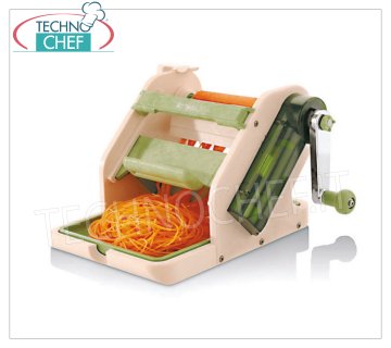 Spaghetti-Gemüseschneider aus ABS-Kunststoff, Maße 240 x 230 x 180 mm