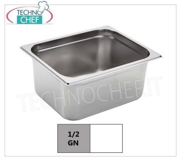 Gastronorm GN 1/2 Edelstahlbehälter, Größe 325x265 mm