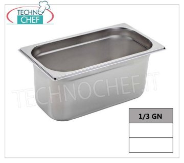 Gastronorm GN 1/3 Edelstahlbehälter, Größe 325x175mm