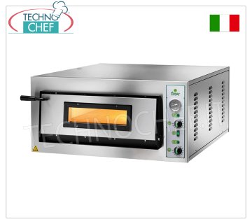 FIMAR - Elektrischer Pizzaofen, für 4 Pizzen, Einzelkammer 61x61 cm, mechanische Steuerung, Mod. FME4