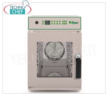 FIMAR - KONVEKTIONSOFEN mit DIREKTDAMPF, ELEKTRISCH DIGITAL, 6 GN 2/3 SCHALEN (353x325 mm), Abm.mm.532x690x748h