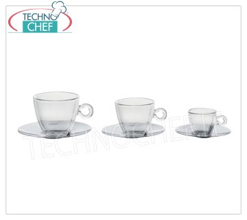 Kaffee- und Cappuccinotassen aus Glas