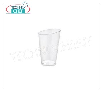 Party – Happy Hour Glas, Linie FINGER FOOD, Einzeldosis aus transparentem Polystyrol, CC.70 – Packung mit 25 Stück