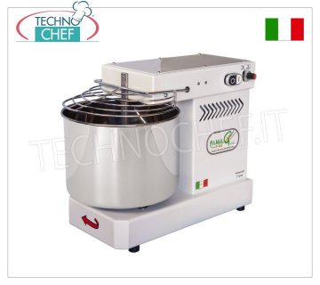 FAMAG - 8 kg Spiralkneter (11 l Schüssel), für Teig mit hohem Feuchtigkeitsgehalt, Maße 520 x 280 x 530 mm