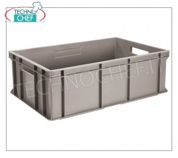 Stapelbare Behälter aus Polyethylen für Lagerung und Transport, 60 x 40 cm - komplettes Sortiment Stapelbehälter aus Polyethylen 60 x 40 cm, mit geschlossenem Boden und geschlossenen Seiten, KOMPLETTES SORTIMENT