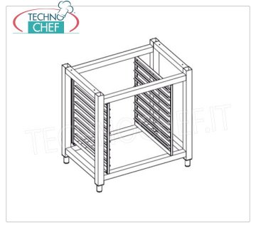 Technochef - Basis mit Tabletthalter für 4 GN1 / 1 Tabletts Boden mit Tabletthalter für 4 GN 1/1 Tabletts