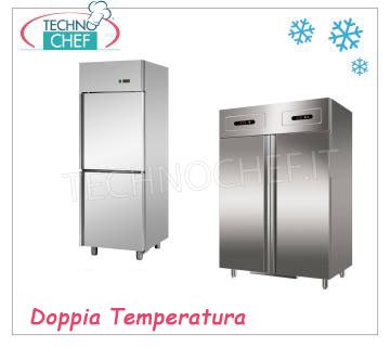 Industriekühlschränke 2 Temperaturen, 2 Fächer 