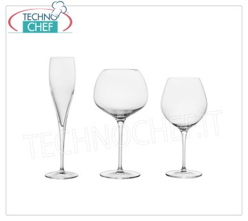 Gläser für den Tisch – komplett abgestimmte Serie PERLAGE-FLÖTENGLAS, LUIGI BORMIOLI, Vinoteque Collection Cristallino-Verkostung