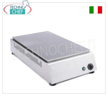 TECHNOCHEF - Professioneller elektrischer Piadina-Wärmer für die Arbeitsplatte, 2 Piadinas Ø 30 cm, Mod. 999.1646