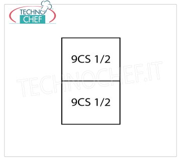 TECHNOCHEF – Set mit 2 1/2 Körben für Nudelkocher, Mod.9CP2