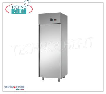 TECNODOM - 1-türiger Kühlschrank, lt.700, Gebäck, professionell, belüftet, Mod AF07MIDMTNPS 1-türiger Kühlschrank, Marke TECNODOM, Edelstahlkonstruktion, Fassungsvermögen 700 Liter, PASTRY, Betriebstemperatur -2 ° / + 8 ° C, belüftete Kühlung, Konditorei 600x400 mm, V.230 / 1, Kw.0.385, Gewicht 120 kg , dim.mm.710x800x2030h