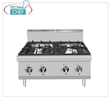 Technochef - GASKOCHER MIT 4 BRENNERN AUS DER THEKE, Kw.21,00