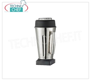 TECHNOCHEF - Edelstahlglas für Mixer, Mod.BINOX