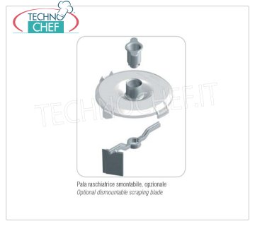 TECHNOCHEF - Abnehmbare Abstreifklinge, Mod. IB4003030 Abnehmbare Abstreifklinge für Cutter Mod.BLITZ