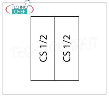 TECHNOCHEF - Set mit 2 1/2 Körben für Nudelkocher, Mod.C2 Set mit 2 1/2 Körben für Nudelkocher der Serie 700.