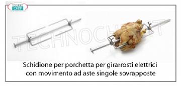Spieß für PORCHETTA geeignet für Rotisserie Mod. G-20P