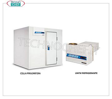 Kühl-und Tiefkühlzellen – Temperatur 14°-22°, Linie MISA 