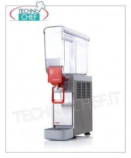 Kühlgetränkeautomaten Kühlgetränkeautomat mit 1 Tank mit 5 lt., V.230 / 1, Abmessungen mm 180x400x550h
