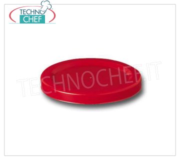 Verschlussdeckel Ø 150 mm Versiegelter Deckel, rote Farbe, Durchmesser 150 mm (für Bolus Ø 150 mm) - EINHEITSPREIS - Erhältlich in PAKETEN von 24 Stück