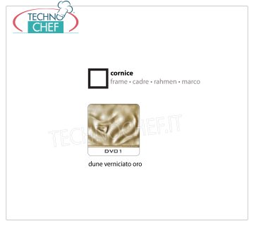 Dune Gold Painted Frame DV01 Rahmen mit Glashalter, gold lackiert '' Dune '' Farbe, Maße 600x600x7h mm